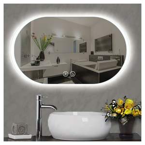 <span class=keywords><strong>Precio</strong></span> de fábrica Bañera Vanity Retroiluminado Smart LED Espejo de baño personalizado Espejo de baño Luz ajustable - Product Image 2