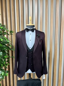 ชุดสูทเสื้อกั๊กสำหรับผู้ชายแบรนด์ตุรกีเป็นที่ต้องการของวัยรุ่นชุดสูทชั้นหนึ่งดีไซน์ใหม่ล่าสุด - Product Image 3