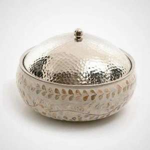 Cazuela de Metal de diseñador hecha a mano de calidad Superior, calentador de alimentos de nácar y olla caliente para cocinar para hoteles y restaurantes - Product Image 4