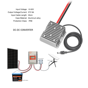 Convertisseur <span class=keywords><strong>DC</strong></span>-<span class=keywords><strong>DC</strong></span> DC12V 24V vers 57V Convertisseur 4.5A Étanche <span class=keywords><strong>Booster</strong></span> de puissance <span class=keywords><strong>DC</strong></span> Converte pour LiFePO4 - Product Image 2