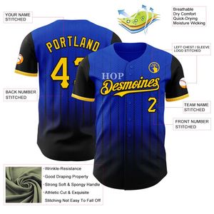 Conjuntos de Camisetas de Béisbol de Moda, Diseño de Logotipo Sublimado Personalizado, Uniformes Deportivos de Béisbol para Hombre, Poliéster - Product Image 3