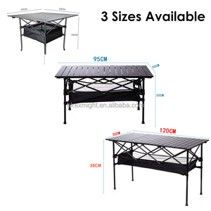 S Size Lightweight <b>Foldable</b> Steel Picnic Garden Dining <b>Table</b> Portable <b>Outdoor</b> Furniture for School Camping Cheap Price Barbecue - Product Image 2