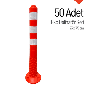 Delimitador de 50 cm de diámetro, 73 x 7.5 cm, de plástico flexible ecológico para pontones - Product Image 2