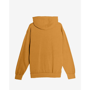Sudaderas con capucha holgadas con hombros descubiertos para mujer, jersey de poliéster de Color caqui para mujer, Sudadera con capucha con logotipo personalizado con estampado de gran tamaño de tres estaciones - Product Image 5