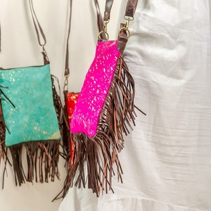 LW 2024 bolsos de hombro con flecos hechos a mano de lujo para mujer con un solo mango de cuero genuino de alta calidad Vintage portátil primavera invierno - Product Image 3