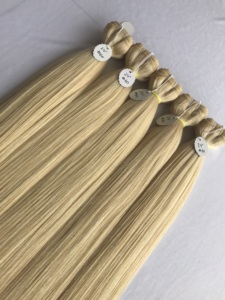 Couleur # Extensions de cheveux humains vierges indiens colorés, lisses, 60 cm, 24 pouces, sur liste de prix de gros, prêts à être expédiés, fournisseur. - Product Image 3