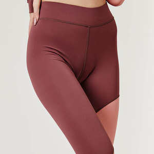 Tummy Control V Cut Leggings avec rayures latérales Collants d'entraînement taille haute pour le yoga, la course et l'entraînement sportif - Product Image 6