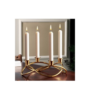 Fabrique et fournisseurs de bougeoir de couleur or au design fantaisie bougeoir en métal de la meilleure qualité à un prix abordable - Product Image 1