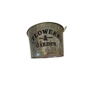 Maceta de metal para exteriores de primera calidad con pegatina personalizada, perfecta para hoteles, villas y entradas de casas, macetas y macetas de exhibición de flores - Product Image 1