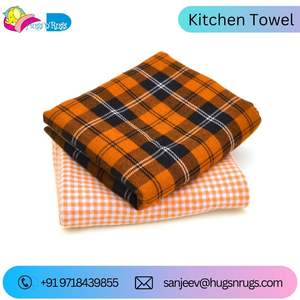 Best Selling Promotional Super Absorbent Kitchen Dish Towel Customized Size Golf Kitchen Towels Cotton Woven Direct India - Product Image 6
