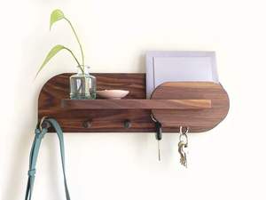 Organizador de Llaves de Pared de Madera Personalizado, Buen Acabado, Alta Calidad, Venta al por Mayor - Product Image 2