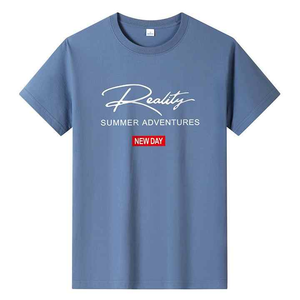 เสื้อยืดผ้าฝ้าย100% ทันสมัยลายพื้นผ้าฮิปฮอป220กรัมถัก - Product Image 3