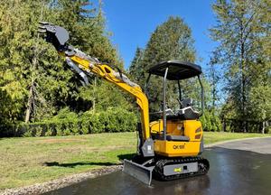 Livraison gratuite CFG QK18R EPA approuvé CE 1.2 tonnes 13.5HP mini pelle Eaton noyau de cylindre hydraulique moteur pompe boîte de vitesses PLC - Product Image 6