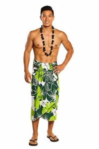 Pareo Hawaiano de Polinesia para Hombre, Sarong de Poliéster Satinado, Suave, Ligero, de Secado Rápido, para la Playa - Product Image 5
