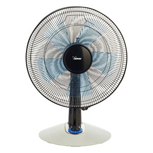 Ventilador de Mesa LED Silencioso VT355 45W 30cm 5 Aspas en Color Negro y Blanco - Product Image 2