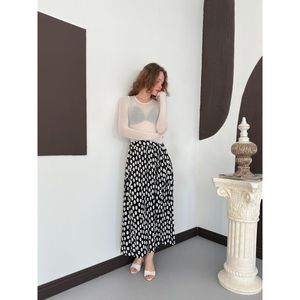 D 3072 <b>POLKA</b> <b>DOT</b> PLEATED <b>SKIRT</b> - [object Object] - Product Image 2