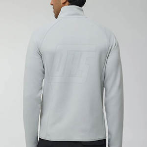Lightweight Men Half Zip <b>Jacket</b> <b>With</b> Breathable Mesh <b>Lining</b> For Sports Gym And Daily Wear Men Half Zip <b>Jacket</b> - Product Image 4