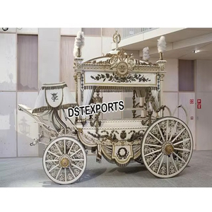Carruaje de caballos funerarios blancos Fabricante de carros de caballos funerarios Buggy de caballos funerarios europeos a la venta - Product Image 1