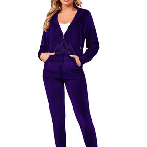 Winter Wear Latest Design <b>Plus</b> <b>Size</b> Women <b>Velour</b> <b>Tracksuit</b> Wholesale Comfortable <b>Tracksuit</b> For Women - Product Image 1