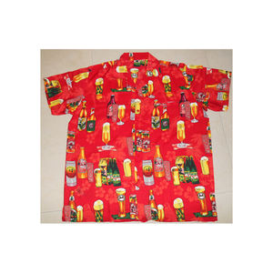 Chemise hawaïenne pour hommes, impression de bouteille de bière de qualité supérieure, fourniture en vrac - Product Image 1