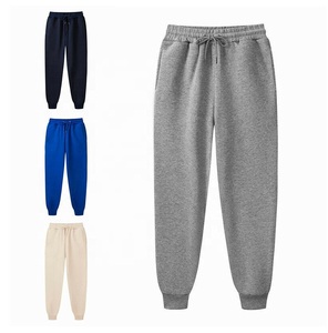 Logo personnalisé vierge pantalons de survêtement imprimé uni teint hommes pantalons de jogging pantalon de survêtement vierge - Product Image 2