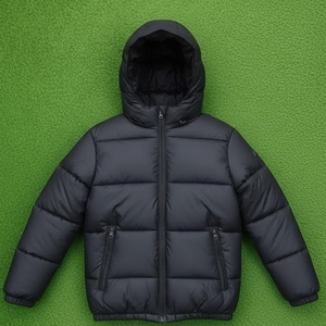 Veste matelassée chaude d'hiver pour homme, légère, à capuche, décontractée, pour l'extérieur - Product Image 1