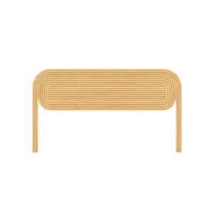 Tête de lit Alur avec design artistique pour chambre à coucher meubles d'hôtel rotin de haute qualité avec couleur naturelle - Product Image 3