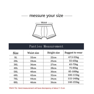 Ropa interior de algodón para hombre, bóxer de tallas personalizadas, bragas transpirables sin costuras hechas en 100% de calidad premium - Product Image 6