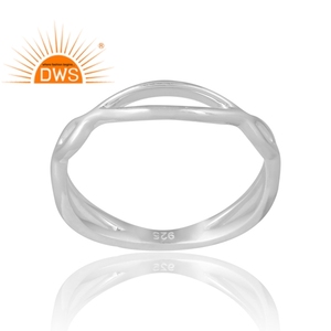 Handmade Design Sterling Silver Band <b>Ring</b> Custom Jewelry For Women Gift For Her <b>Indian</b> Jewelry Manufacturer - Product Image 1