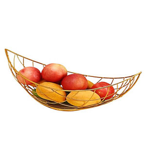 Top Selling Decorative Wholesale Low Rate in India Iron <b>Wire</b> <b>Basket</b> Luxury Kitchen Accessories Classic Style Metal Fruit <b>Basket</b> - Product Image 3
