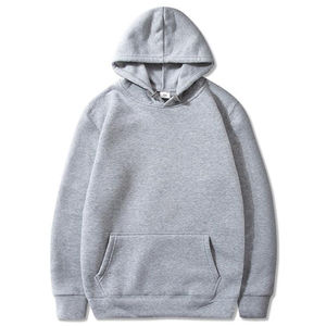 Plain Hoodies Hombres 100% Algodón Pullover Street Wear Vintage Hoodie - Product Image 5