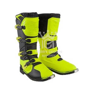 Chaussures de moto en cuir de qualité supérieure, respirantes, coupe-vent, imperméables, bottes de cross-country d'hiver - Product Image 2