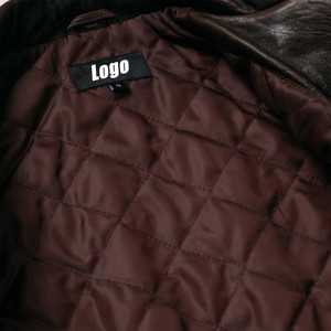 เสื้อแจ็คเก็ตนักบินวินเทจทรง A-2 สำหรับผู้หญิง ทำจากหนังแกะ สีน้ำตาลโบราณ สไตล์นักบิน สำหรับฤดูหนาว เป็นมิตรกับสิ่งแวดล้อม ผลิตตามแบบ OEM ด้านหน้า - Product Image 4