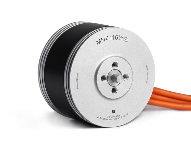 T-MOTOR MN4116 Navigator Brushless Motor 5.1kg Thrust 6S KV340/KV450 IP55 Waterproof for VTOL Fixed Wing UAV Drone
