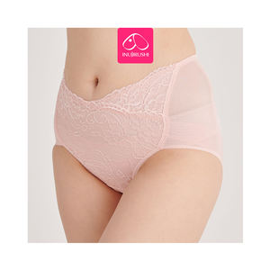 Meilleure culotte pelvienne en dentelle élastique coupe haute haute 100% coton de haute qualité taille basse pour rose nylon solide usage quotidien dernier stock - Product Image 1