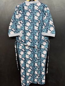 Phụ Nữ Của Cotton Tầng-Chiều Dài Có Thể Giặt Kimono Áo Choàng Kích Thước Miễn Phí Áo Choàng Tắm Với In Loungewear Mềm Mại Ngủ Cho Mùa Hè - Product Image 5