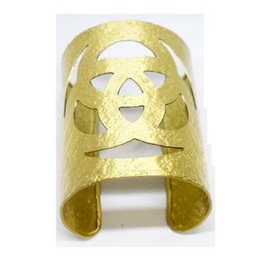 Jewish festivals bamboo Jewelry Rectangle Shape <b>Bracelets</b> On Sale Hammered <b>Cuff</b> For Ladies Our Unique <b>Bracelet</b> Design - Product Image 3
