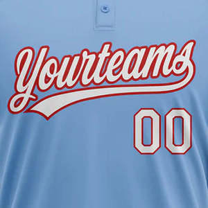 Maillot de baseball personnalisé pour homme, respirant, 100 % polyester, manches courtes, sans coutures, léger et ample - Product Image 6