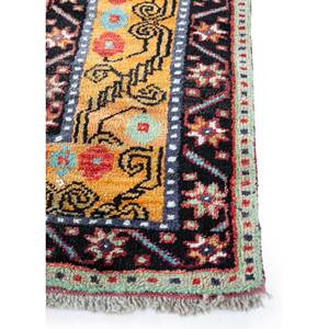 Tapis en laine noués à la main Nuray, motif rectangulaire médaillon rouge-orange, pour la maison - Pae-3071, pour salon, chambre à coucher, adolescents - Product Image 4