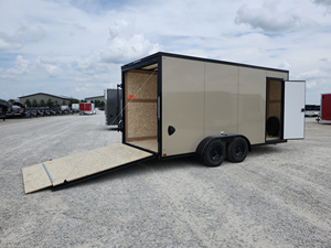 Remorques fermées abordables 7 x 16 pour transport de marchandises / 84 pouces / LIGHTLID / .080 / Blackout Gallery - Product Image 6