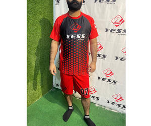 Conjunto de Uniforme de Fútbol Personalizado de Alta Calidad, 100% Poliéster, Transpirable y de Secado Rápido, Cuello en V, Manga Corta, para Hombre - Product Image 5