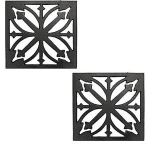 Dessous de plat élégants en métal indien argent fini fait à la main carré rond sous-plat pour casserole et dessous de plat pour Table de cuisine pas cher - Product Image 4