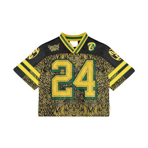 เสื้อฟุตบอลอเมริกัน 7V7 ผ้าโพลีเอสเตอร์ 100% คุณภาพสูง พิมพ์ลาย โลโก้สั่งทำได้ ระบายเหงื่อ แห้งเร็ว ใส่สบายสำหรับฤดูร้อน มีไซส์ใหญ่ - Product Image 5