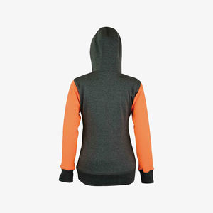 Sudadera con capucha de algodón de Punto ligero para mujer del fabricante OEM, ropa de calle Coreana de gran tamaño, deporte bordado con logotipo personalizado - Product Image 5