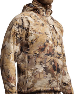 เสื้อแจ็คเก็ตฟลีซแบบมีฮู้ด ซิปสี่ส่วน ลายพรางมาร์ชแลนด์ สำหรับผู้ชาย เหมาะสำหรับการล่าสัตว์ กิจกรรมกลางแจ้ง และฤดูหนาว - Product Image 3