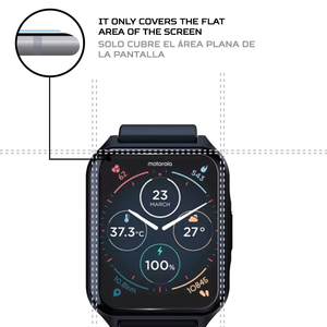ฟิล์มกันรอยหน้าจอ ANTISHOCK สำหรับโมโตโรล่า โมโต วอทช์ 70 ฟิล์มป้องกันระดับพรีเมียม - Product Image 4