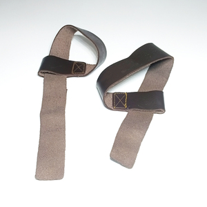 Ceinture de soutien de fitness en cuir de vachette logo personnalisé ceintures de levier d'haltérophilie sangles de cheville haltères sécurité d'entraînement - Product Image 5