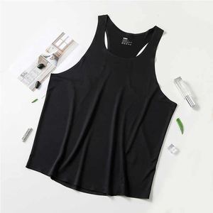 เสื้อแขนกุดพิมพ์ลายสำหรับผู้ชายเสื้อกล้ามออกกำลังกายเล่นกีฬาออกกำลังกายแบบถักระบายอากาศได้ดีปรับแต่งได้ - Product Image 2