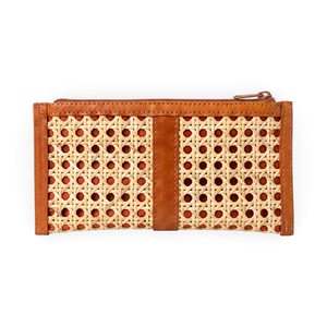 Sac à main bohème en rotin avec chaîne et décorations de sangle - Product Image 1