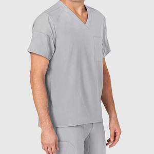 Tenues d'hôpital respirantes de haute qualité unisexes, modèle OEM, uniformes infirmiers, ensembles de blouses en gros pour hommes et femmes - Product Image 2